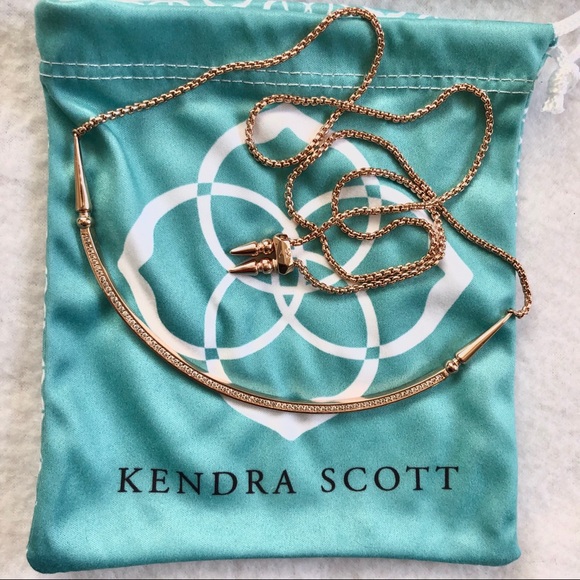 Kendra Scott Rose Gold Scottie Choker - Picture 9 of 10